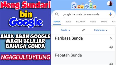 translate google sunda